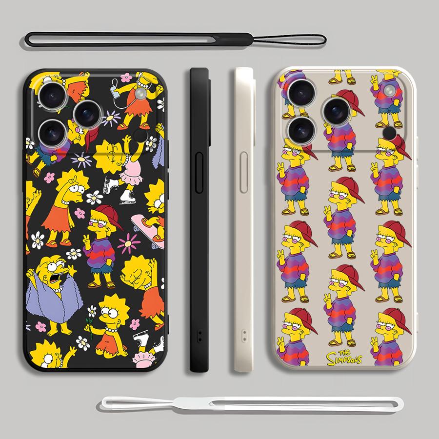 Lanyard Anime Logo - The Simpsons Lisa Case for Apple