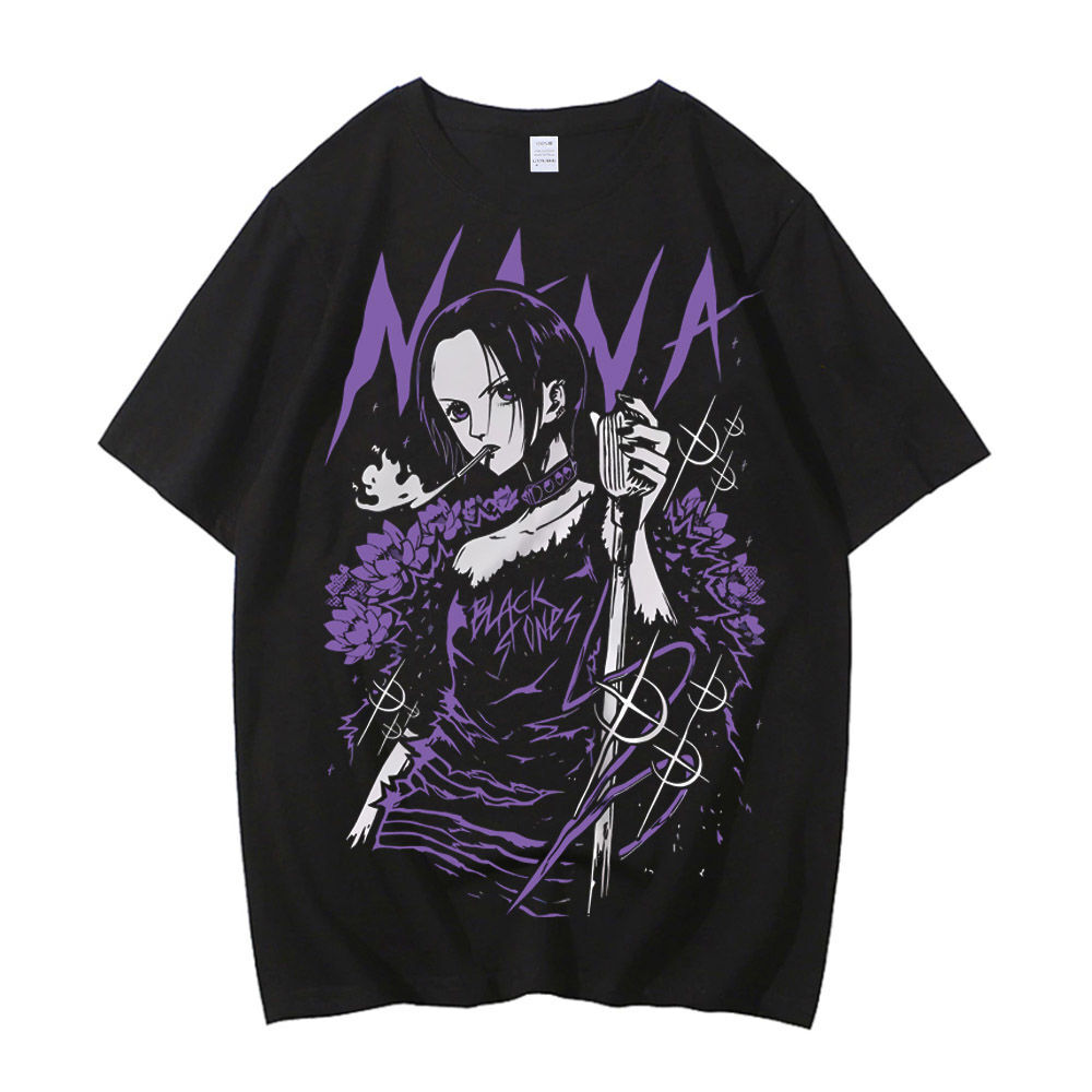 Nana Anime Merchandise - Black Stones Nana Osaki cotton t