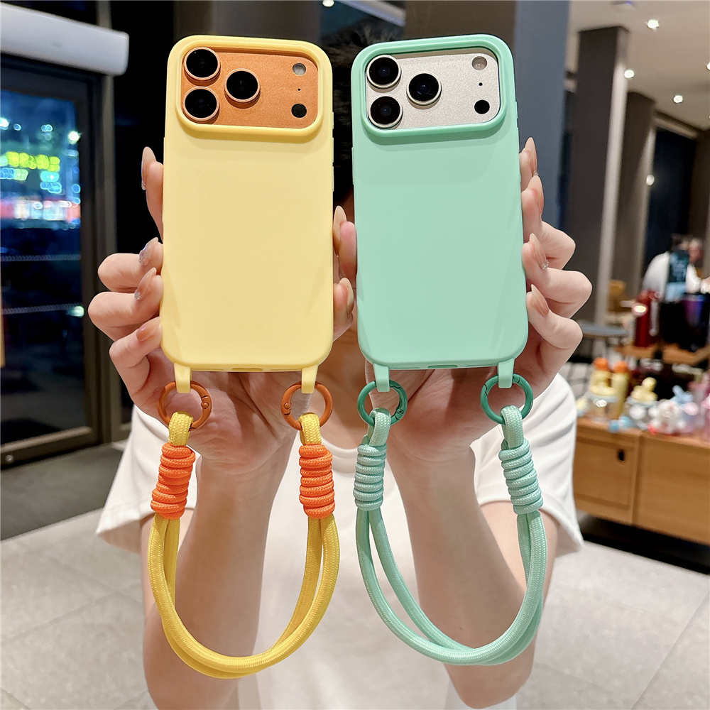 Lanyard Anime Logo - Wrist Strap Lanyard Silicone Phone Case