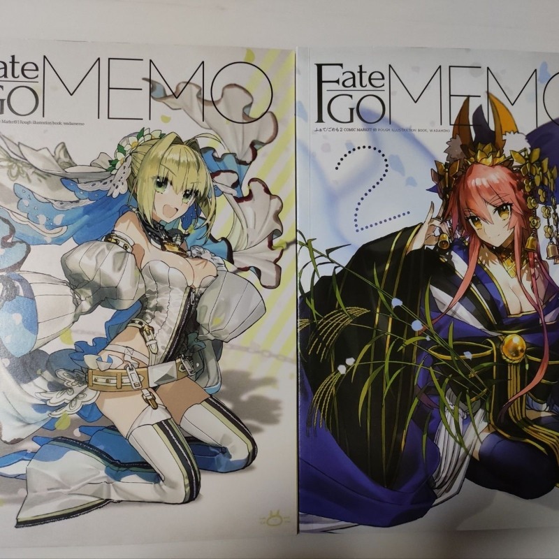 Fate Anime Merchandise - 2 books Fate GO MEMO 1