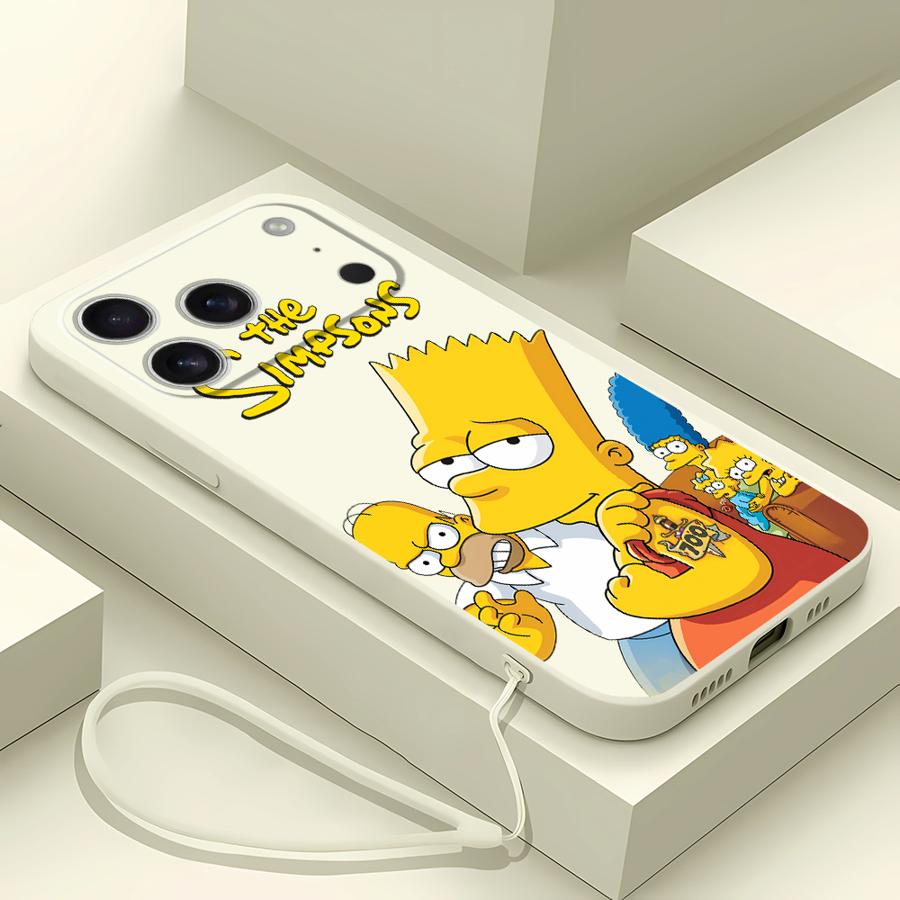 Red Bart Simpson Phone Cover C - огляд і ціна Lanyard Anime Logo