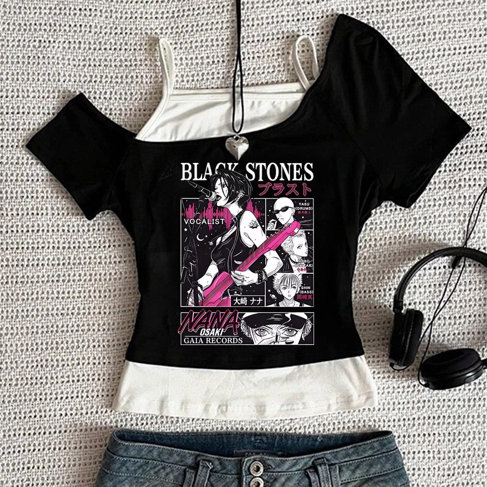 Y2k Nana Osaki Graphic T Shirt - огляд і ціна Nana Anime Merchandise