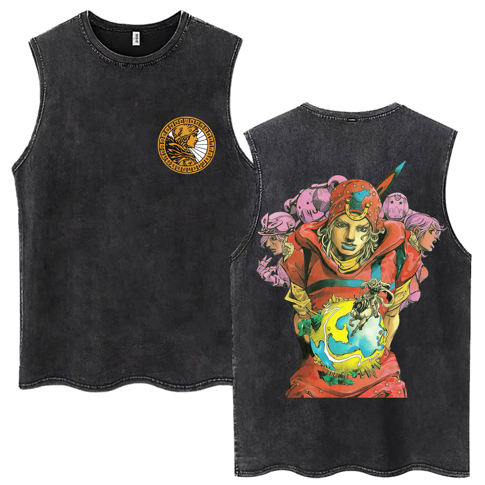Washed Anime Jojo Bizarre Adve - огляд і ціна Jojo Anime Merchandise