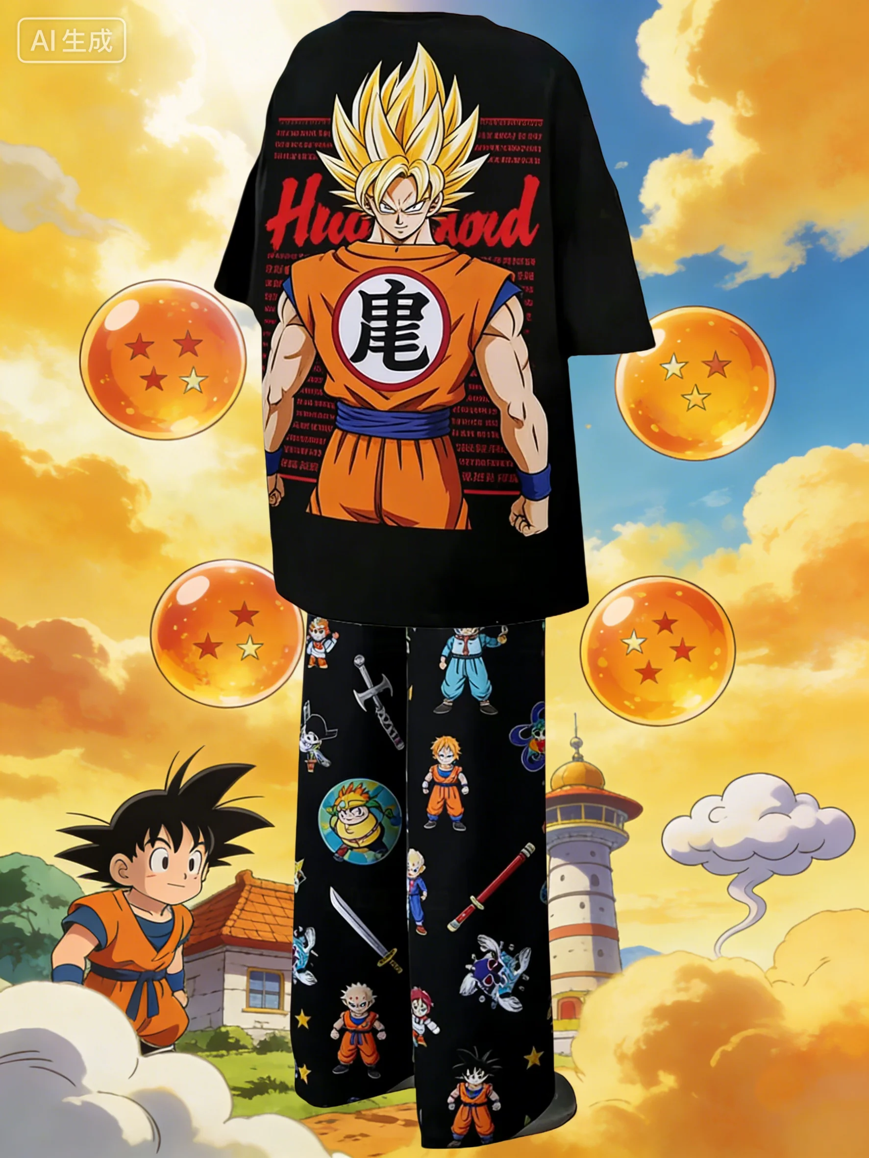 Dragon Ball Z Goku Graphic Paj - огляд і ціна Anime Merchandise For Women