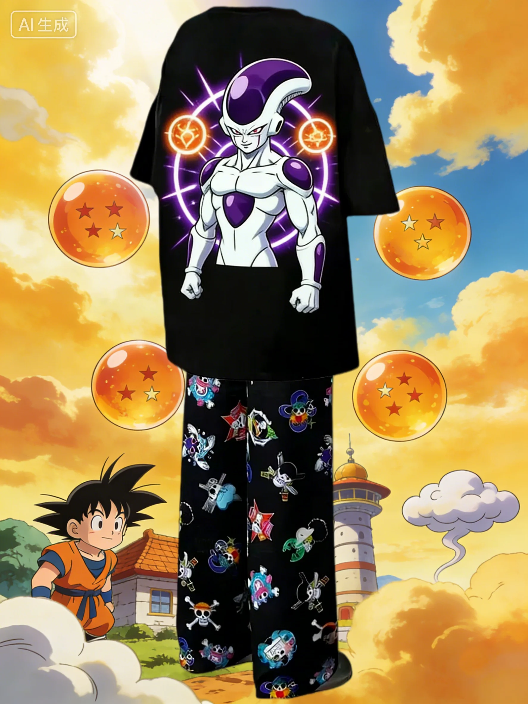 Dragon Ball Z Goku Graphic Paj - огляд і ціна Anime Merchandise For Women