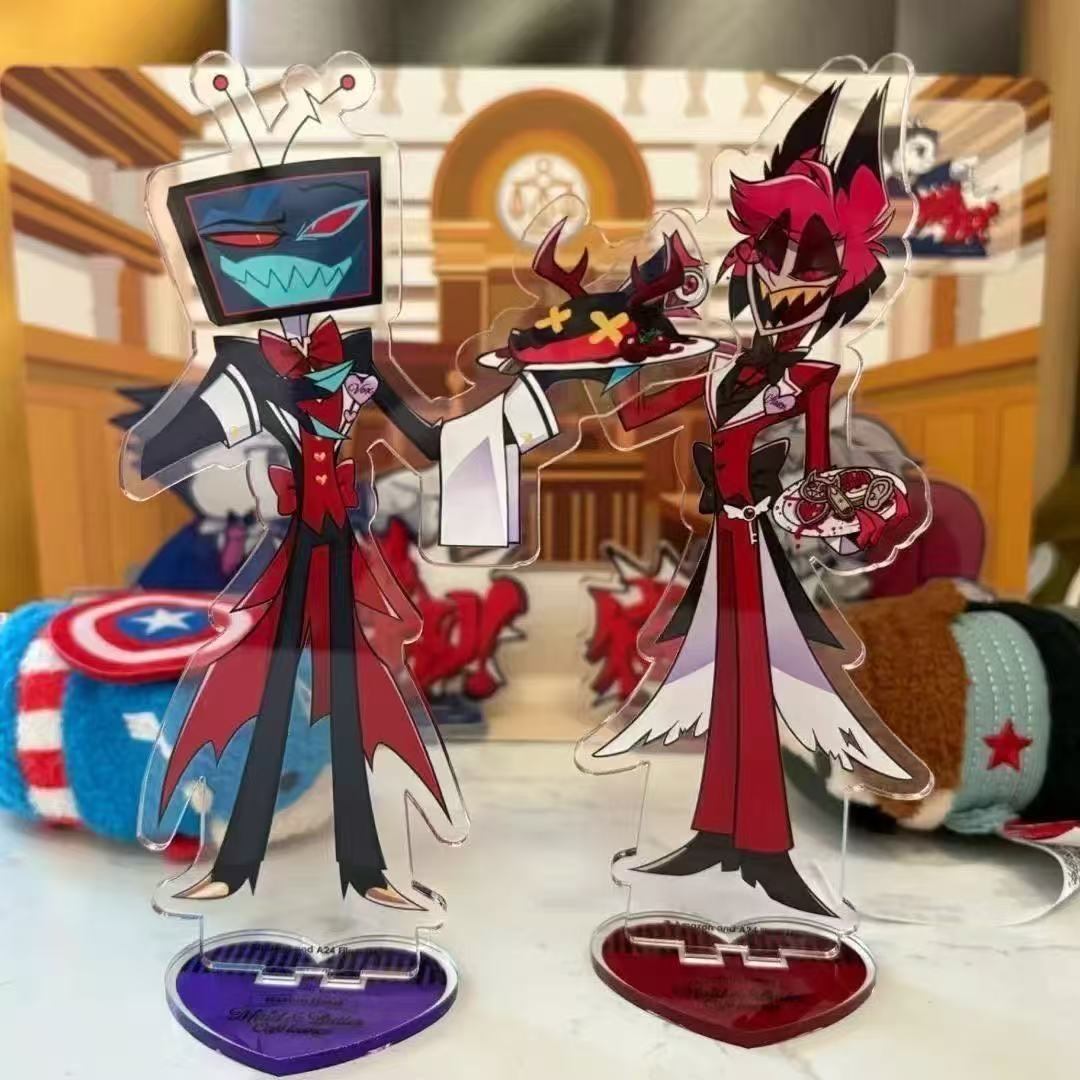 2pcs Hazbin Anime Peripherals  - огляд і ціна Anime Character Merchandise