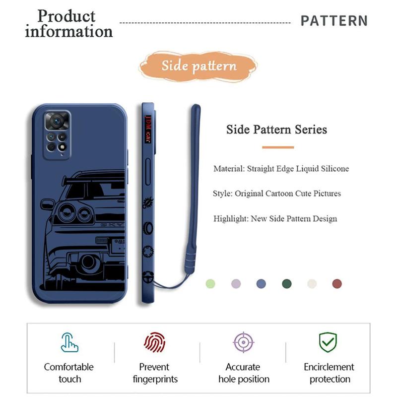 JDM Dream Car Phone Case for X - огляд і ціна Lanyard Anime Logo