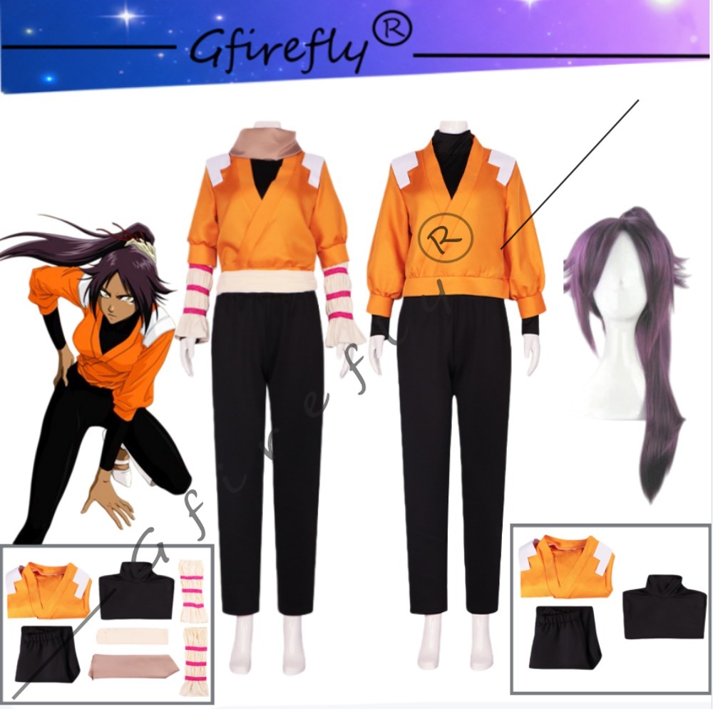 BLEACH Yoruichi Shihouin Cospl - огляд і ціна Cosplay Wig Colored