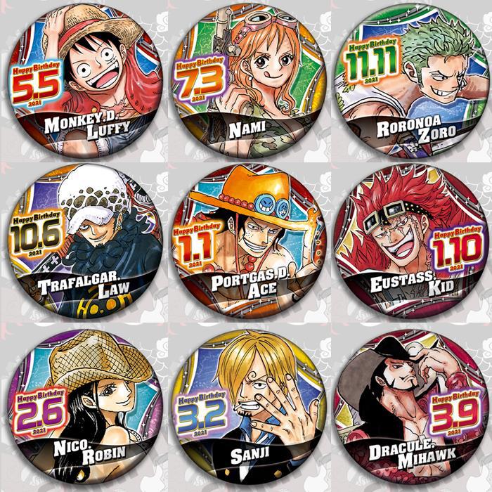 One Piece Anime Badge Pin Set  - огляд і ціна Anime Merchandise China